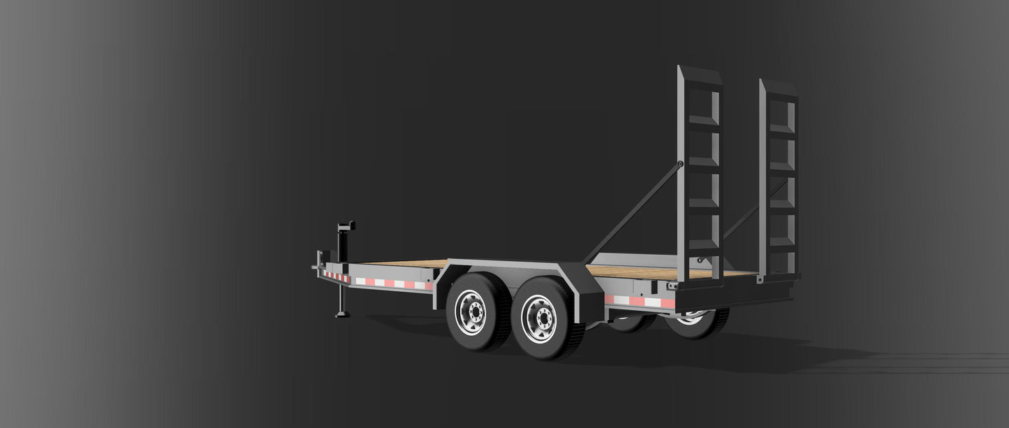 1/14 Equipment Trailer Build Kit